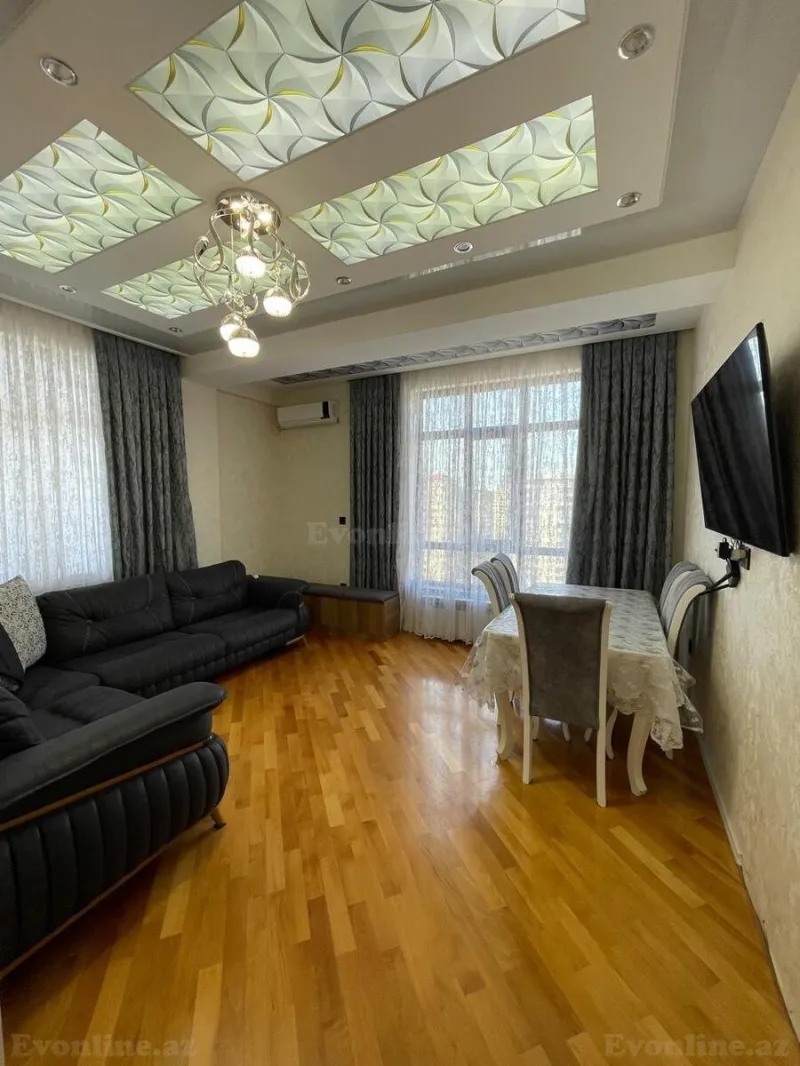 Kirayə verilir 3 otaqlı Mənzil Yeni tikili 120 m² Yasamal - şəkil 3