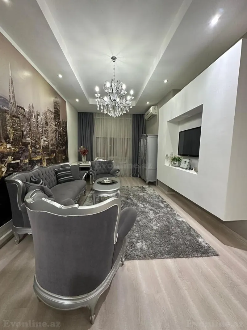 2 otaqlı Mənzil 60 m² Nərimanov r. Kirayə verilir