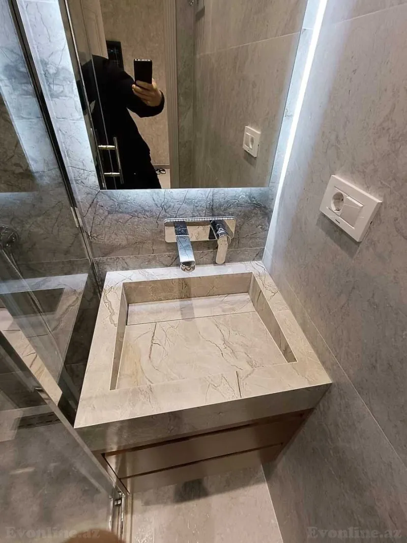 Satılır 2 otaqlı Mənzil Yeni tikili 78 m² 8-ci mikrorayon - şəkil 12
