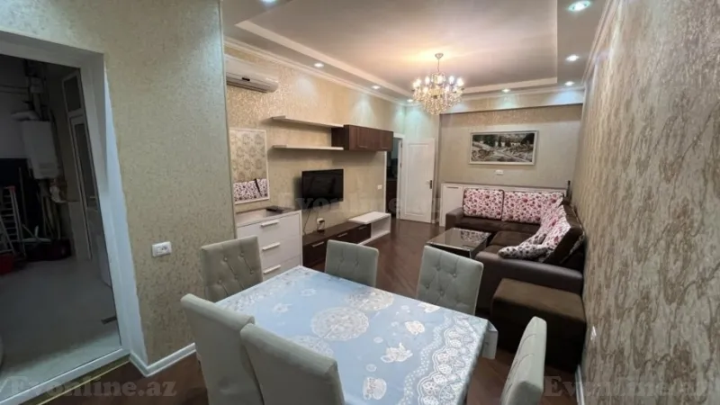 Kirayə verilir 2 otaqlı Mənzil Yeni tikili 70 m² Nəsimi r. - şəkil 3