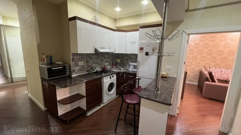 Kirayə verilir 2 otaqlı Mənzil Yeni tikili 70 m² Nəsimi r. - şəkil 4