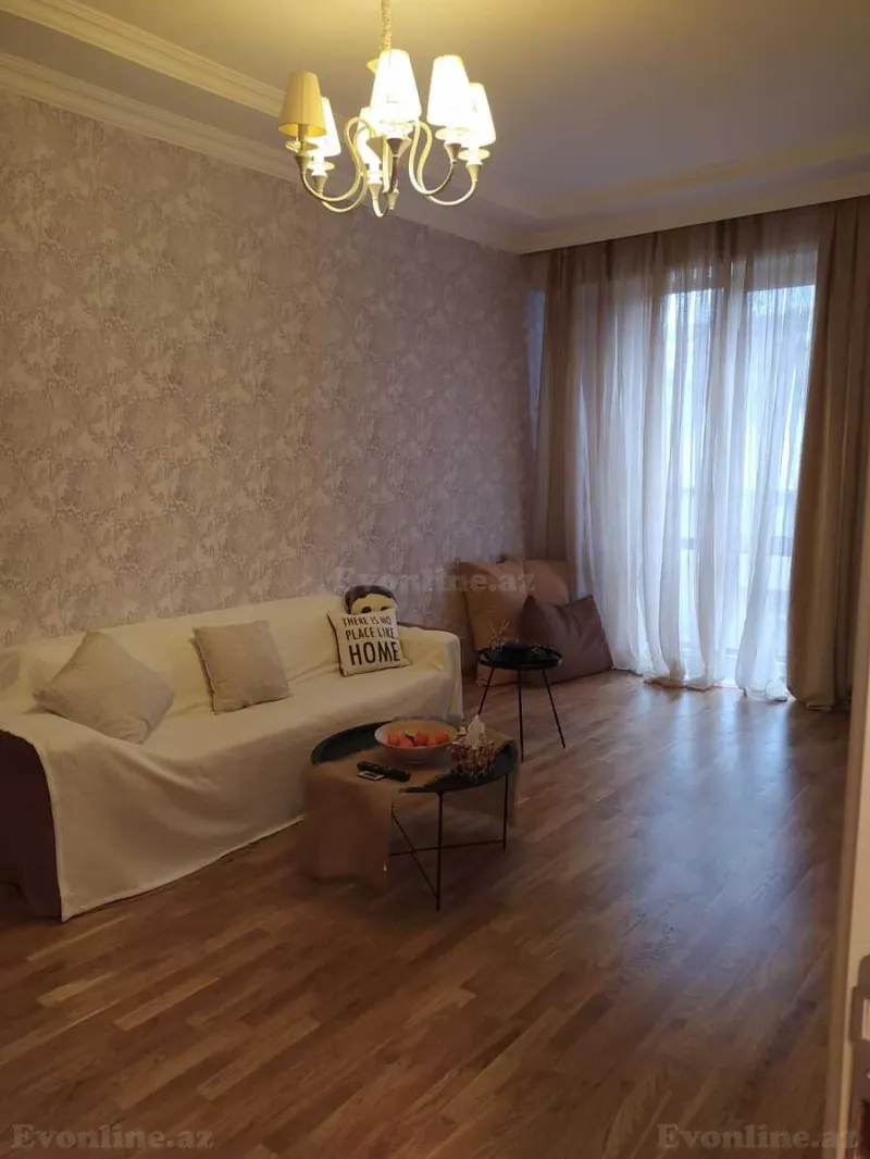 Kirayə verilir 2 otaqlı Mənzil Yeni tikili 50 m² İnşaatçılar m. - şəkil 3