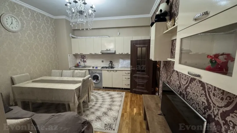 Kirayə verilir 3 otaqlı Mənzil Yeni tikili 70 m² Qara Qarayev m. - şəkil 3