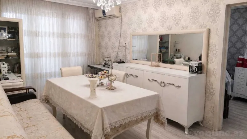 2 otaqlı Mənzil 65 m² Nizami r. Kirayə verilir