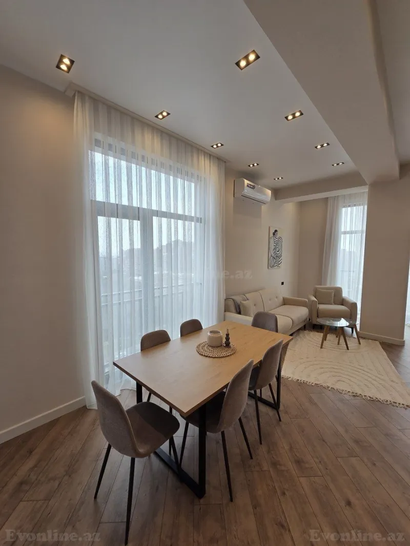 Kirayə verilir 4 otaqlı Mənzil Yeni tikili 130 m² Nəsimi r. - şəkil 4