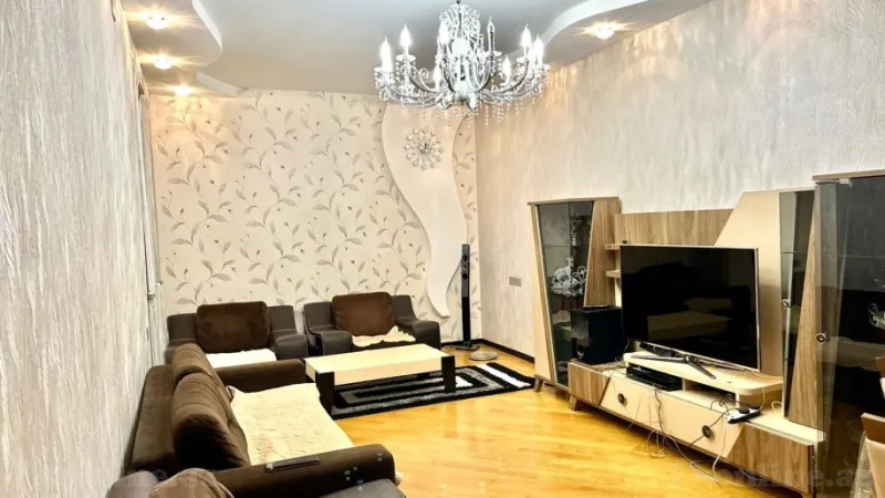 Kirayə verilir 3 otaqlı Mənzil Yeni tikili 110 m² Nəsimi r. - şəkil 2