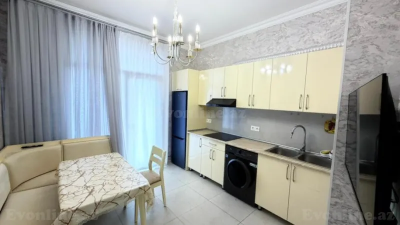 Kirayə verilir 2 otaqlı Mənzil Yeni tikili 60 m² Dərnəgül m. - şəkil 3