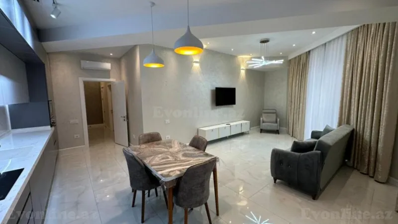 Kirayə verilir 3 otaqlı Mənzil Yeni tikili 105 m² Xətai r.