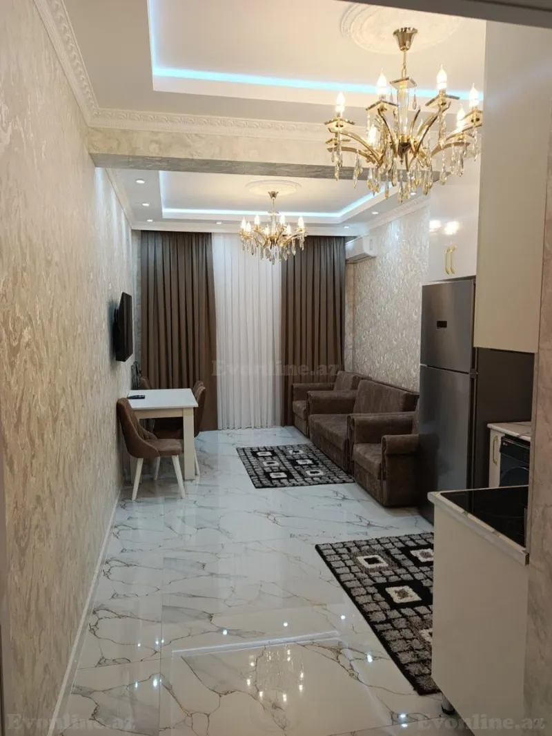 Kirayə verilir 1 otaqlı Mənzil Yeni tikili 35 m² 28 May m. - şəkil 2
