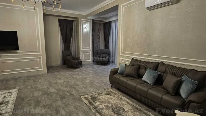Kirayə verilir 3 otaqlı Mənzil Yeni tikili 128 m² Elmlər Akademiyası m.