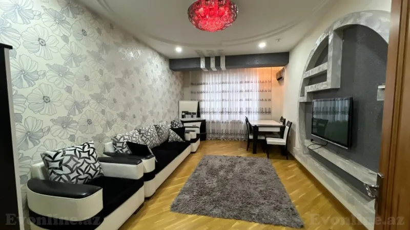 Kirayə verilir 2 otaqlı Mənzil Yeni tikili 85 m² Dərnəgül m.