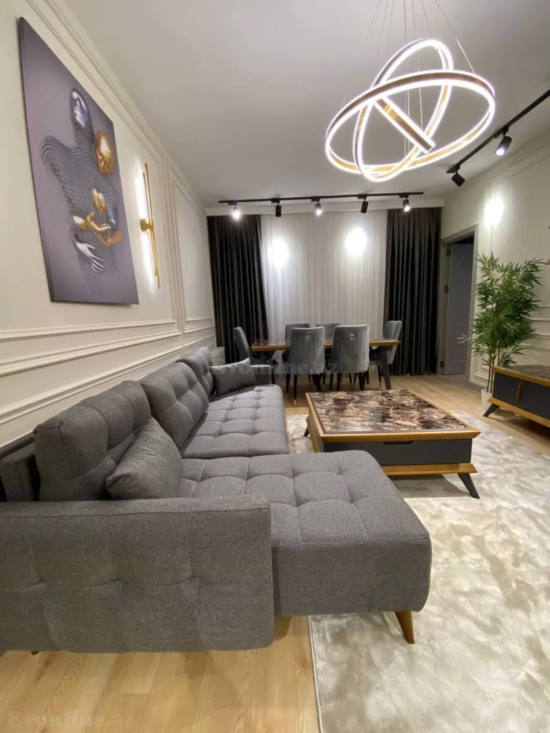 Kirayə verilir 3 otaqlı Mənzil Yeni tikili 120 m² 8 Noyabr m. - şəkil 5