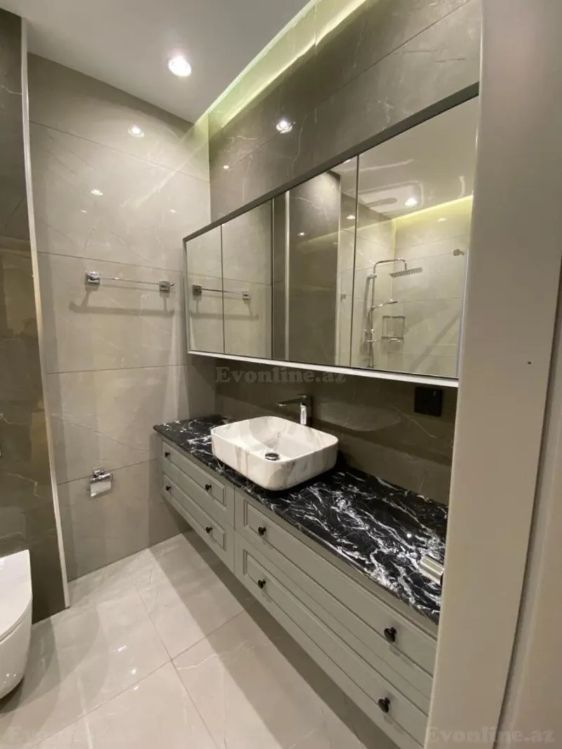 Kirayə verilir 3 otaqlı Mənzil Yeni tikili 120 m² 8 Noyabr m. - şəkil 17