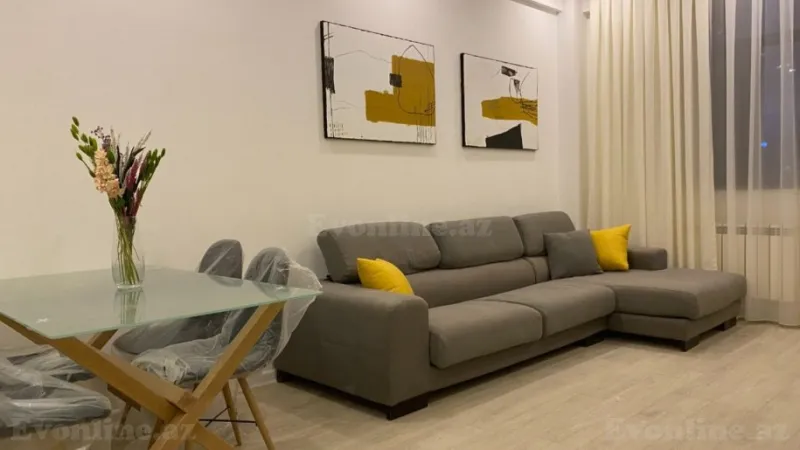 2 otaqlı Mənzil 55 m² Xətai m. Kirayə verilir