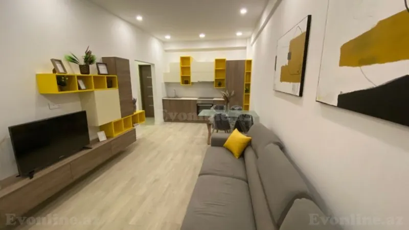 Kirayə verilir 2 otaqlı Mənzil Yeni tikili 55 m² Xətai m. - şəkil 2
