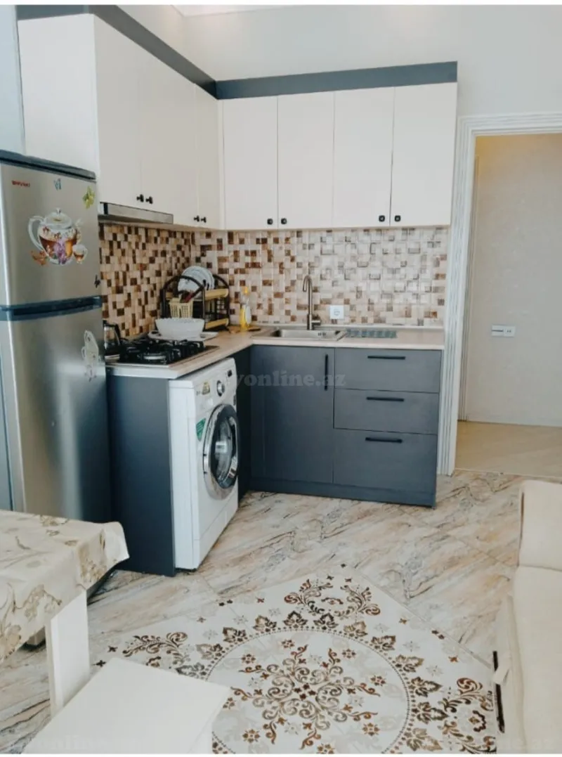 Kirayə verilir 1 otaqlı Mənzil Yeni tikili 64 m² Xırdalan - şəkil 3