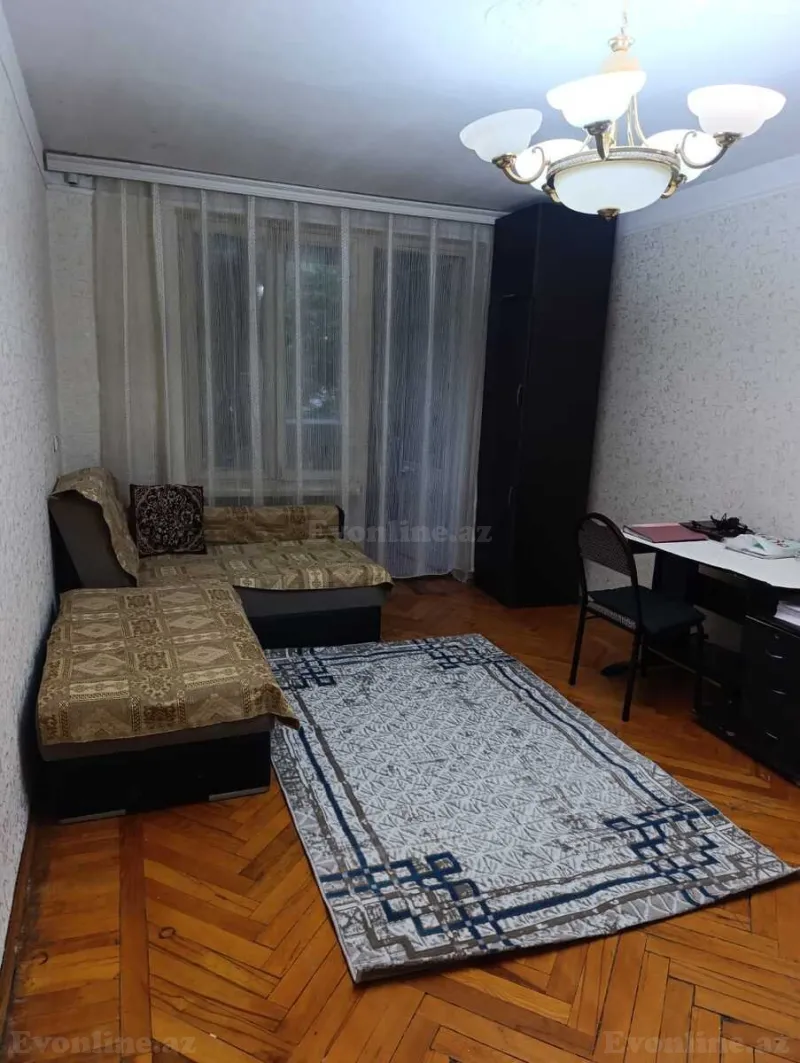Kirayə verilir 2 otaqlı Mənzil Köhnə tikili 50 m² Yasamal - şəkil 2