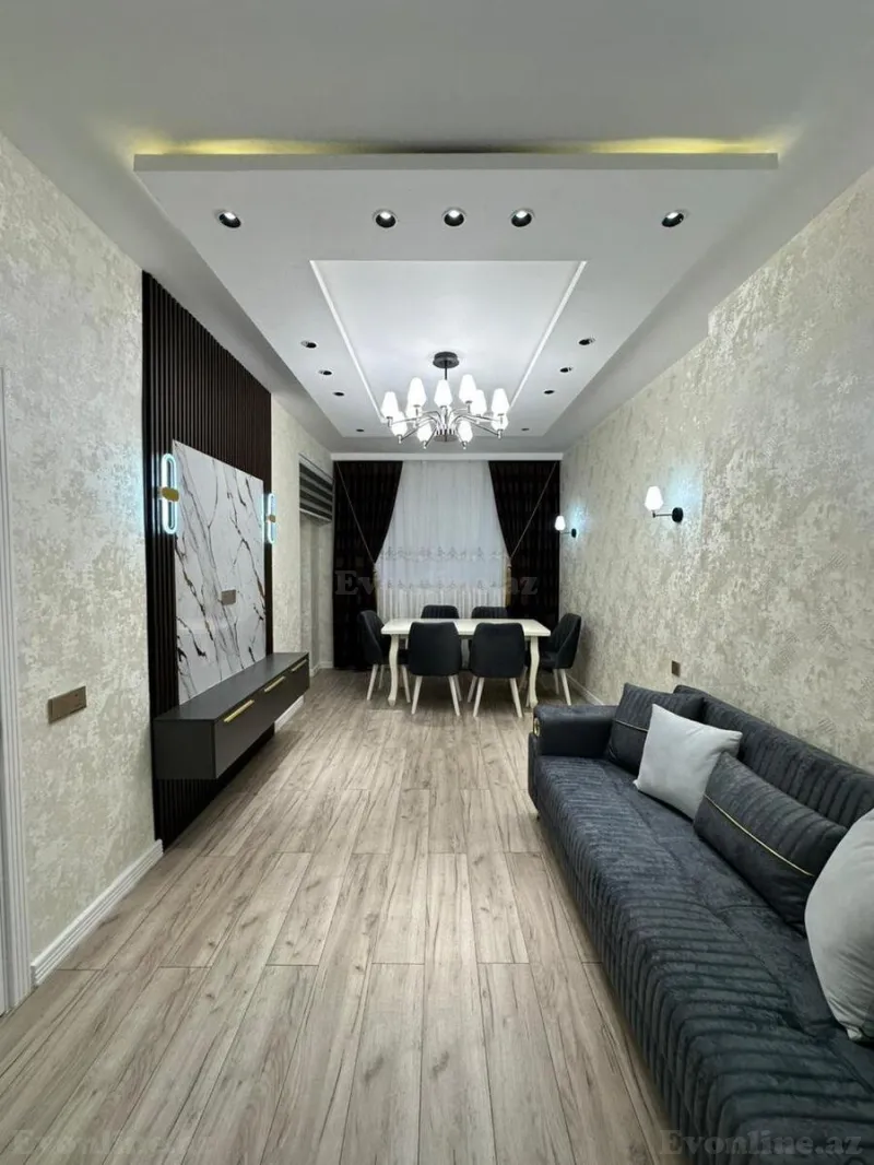 Satılır 2 otaqlı Mənzil Yeni tikili 86 m² Həzi Aslanov m. - şəkil 3