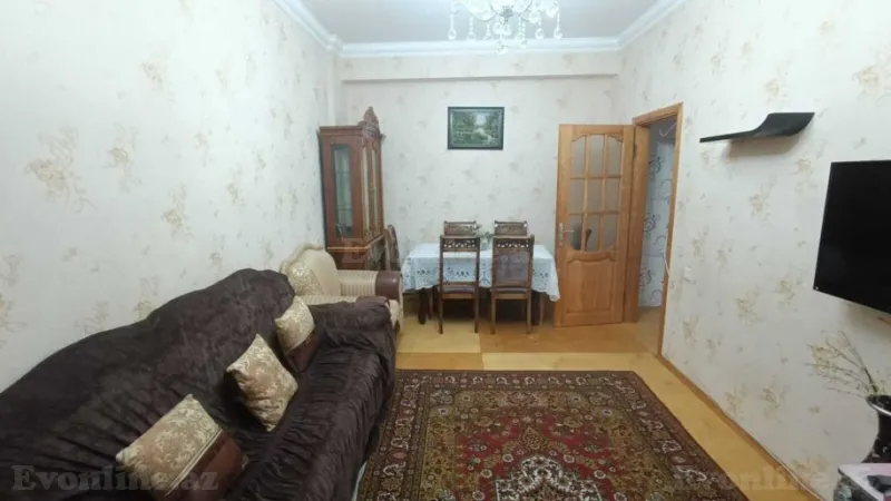 Kirayə verilir 2 otaqlı Mənzil Yeni tikili 100 m² Həzi Aslanov m. - şəkil 2