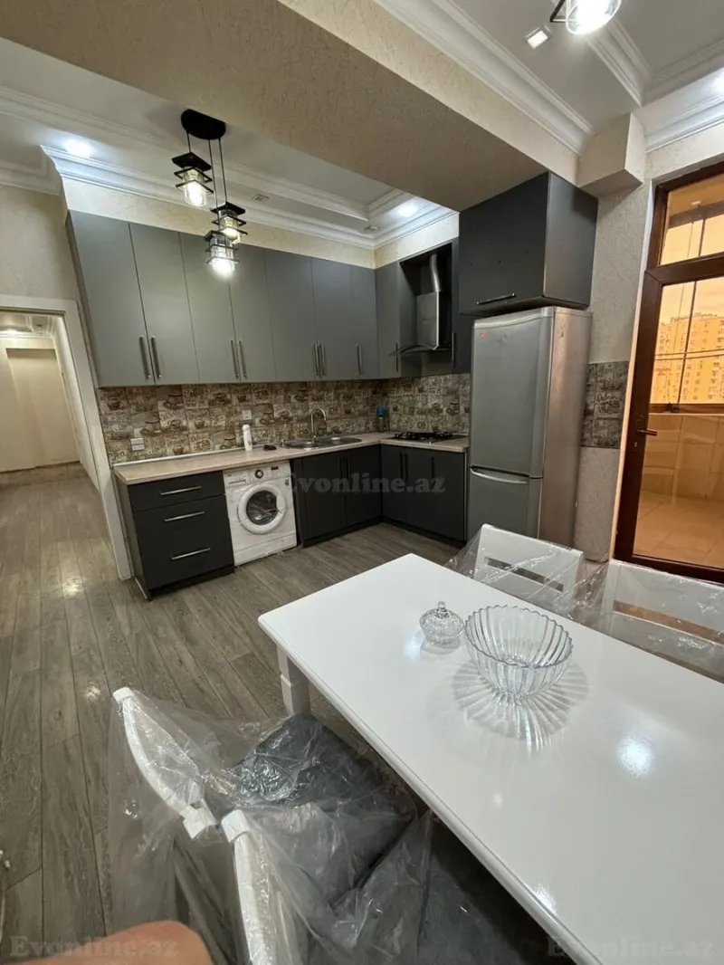 Kirayə verilir 3 otaqlı Mənzil Yeni tikili 135 m² 5-ci mikrorayon - şəkil 8