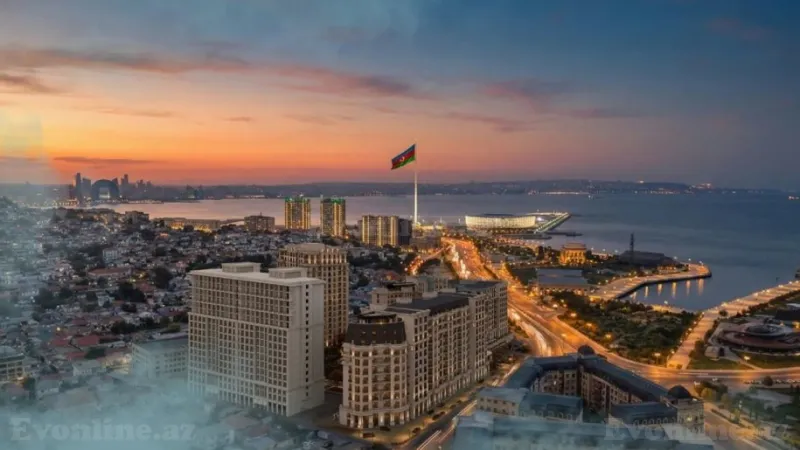 2 otaqlı Mənzil 64.5 m² Səbail r. Satılır