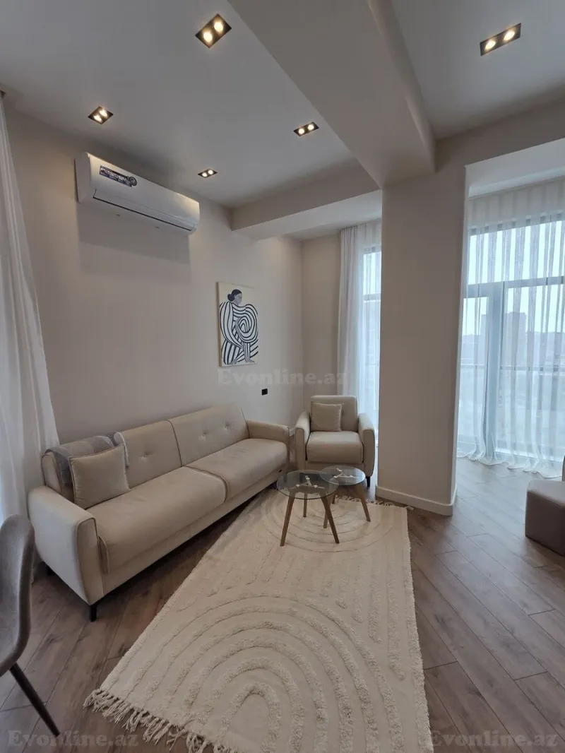 Kirayə verilir 4 otaqlı Mənzil Yeni tikili 138 m² Nəsimi r. - şəkil 3