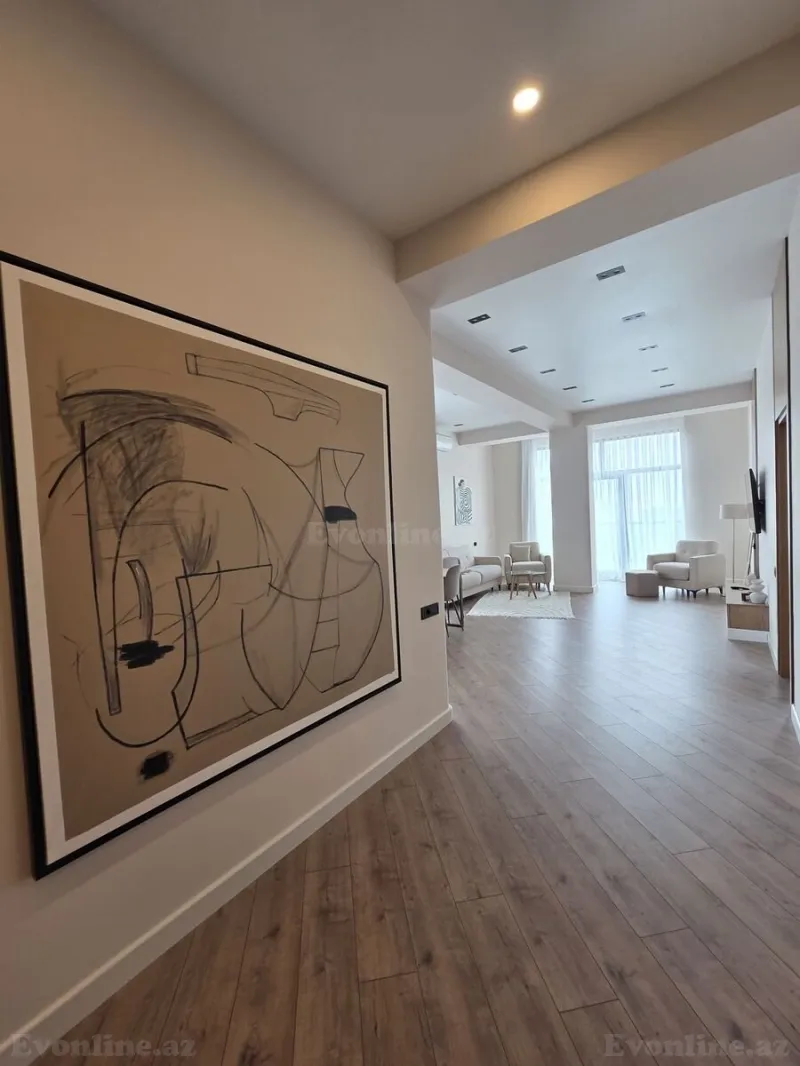 Kirayə verilir 4 otaqlı Mənzil Yeni tikili 138 m² Nəsimi r. - şəkil 4