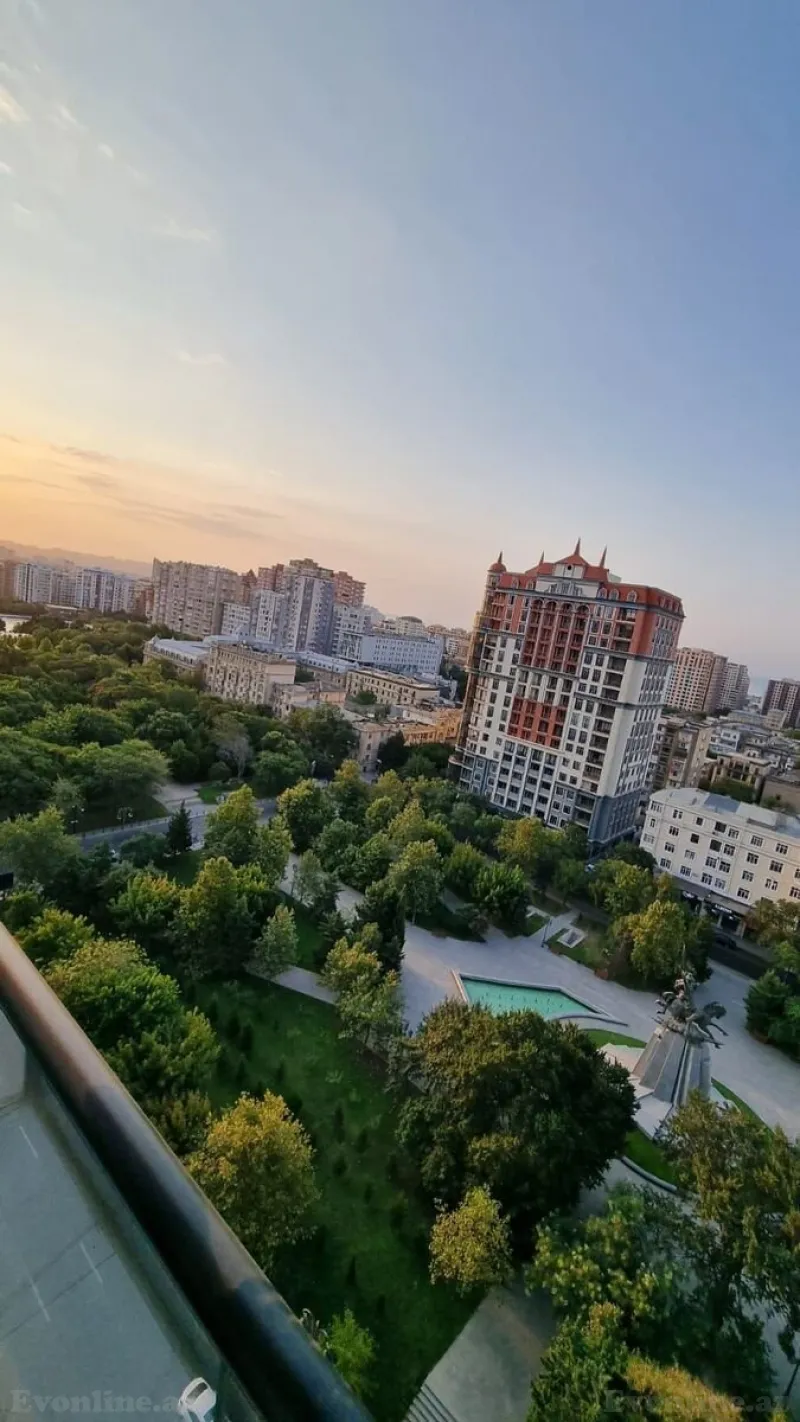 Kirayə verilir 4 otaqlı Mənzil Yeni tikili 138 m² Nəsimi r. - şəkil 10