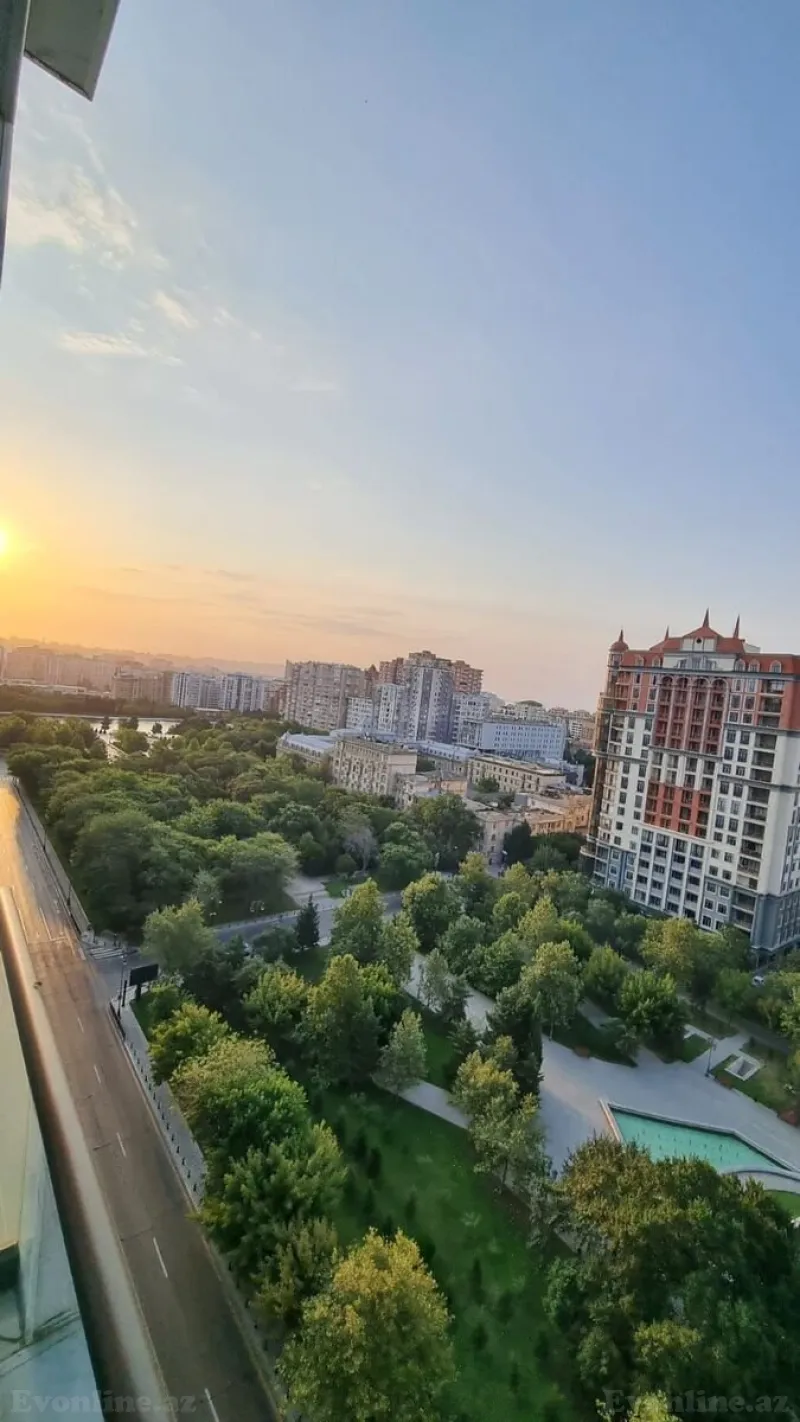 Kirayə verilir 4 otaqlı Mənzil Yeni tikili 138 m² Nəsimi r. - şəkil 11