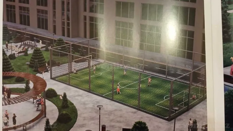 Satılır 1 otaqlı Mənzil Yeni tikili 51 m² Nəsimi r. - şəkil 3