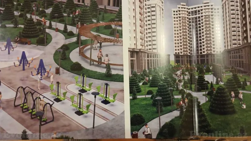 Satılır 1 otaqlı Mənzil Yeni tikili 51 m² Nəsimi r. - şəkil 4