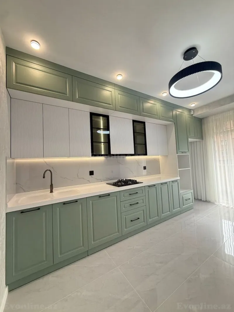 Satılır 3 otaqlı Mənzil Yeni tikili 107 m² Həzi Aslanov m. - şəkil 2