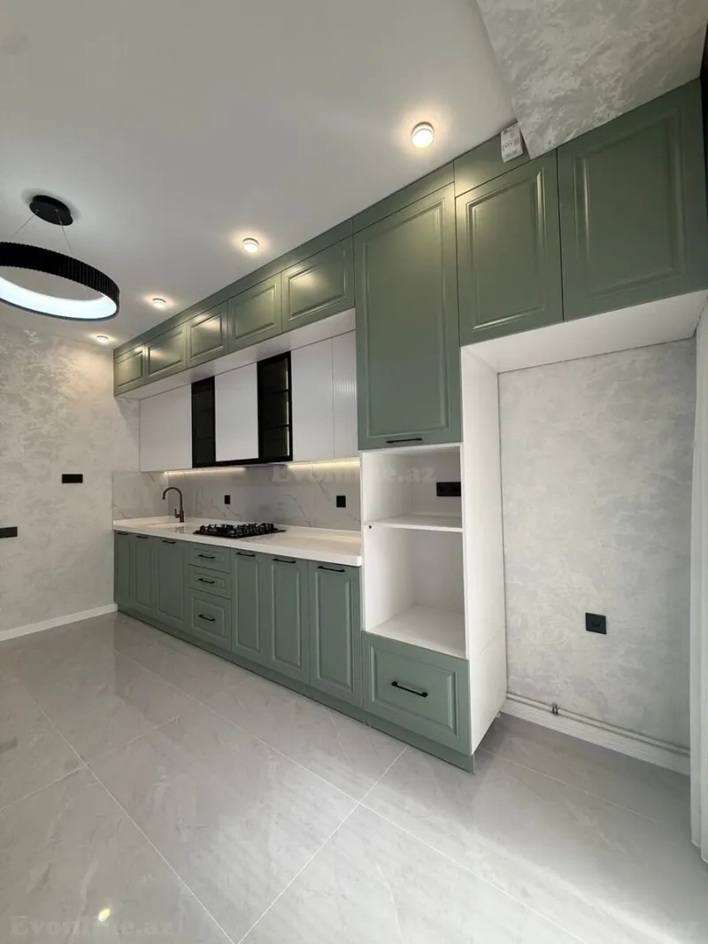 Satılır 3 otaqlı Mənzil Yeni tikili 107 m² Həzi Aslanov m. - şəkil 3