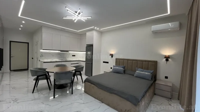 Satılır 1 otaqlı Mənzil Yeni tikili 57 m² Sabunçu r. - şəkil 2