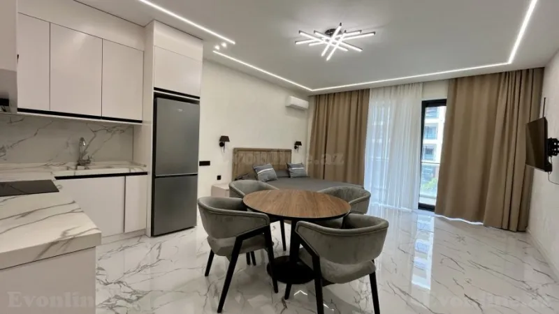 Satılır 1 otaqlı Mənzil Yeni tikili 57 m² Sabunçu r. - şəkil 3