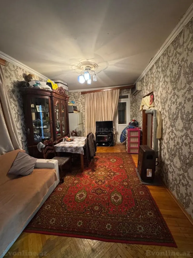 Satılır 3 otaqlı Mənzil Köhnə tikili 55 m² İnşaatçılar m. - şəkil 15