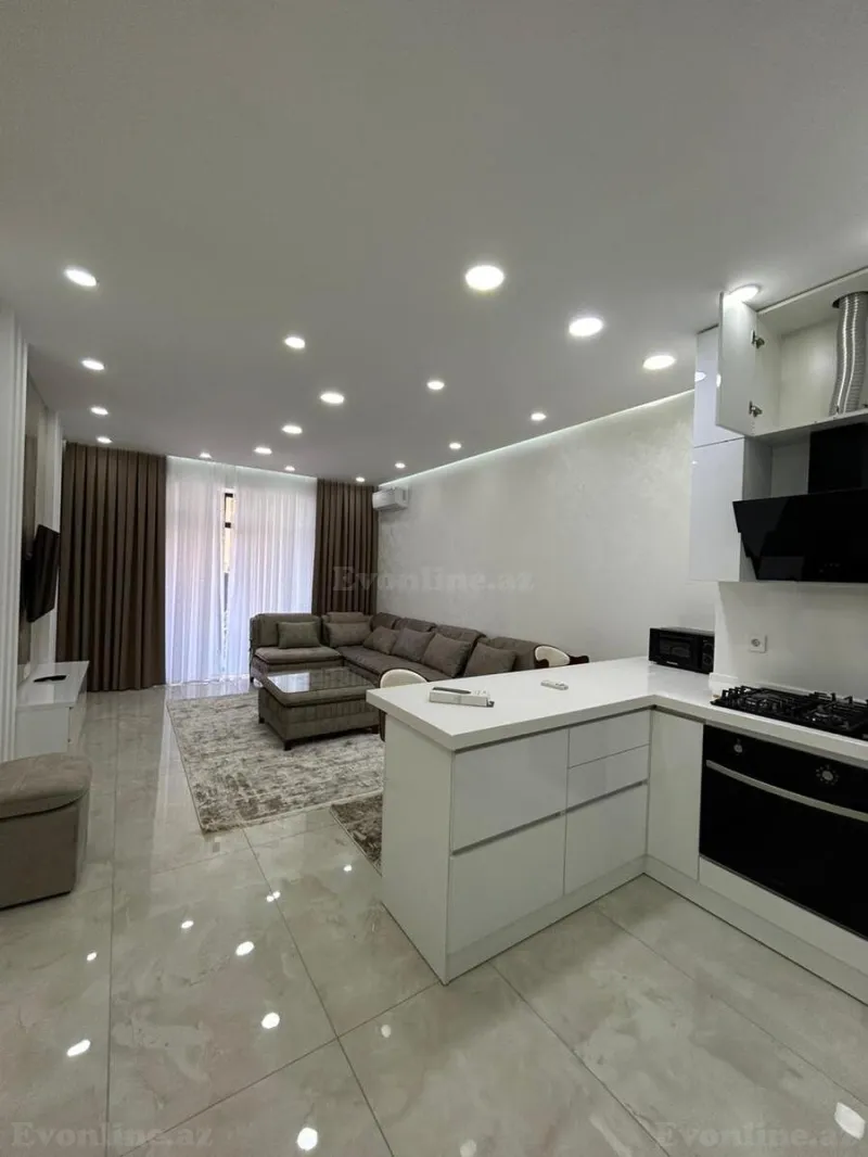 Kirayə verilir 2 otaqlı Mənzil Yeni tikili 70 m² 8 Noyabr m. - şəkil 3