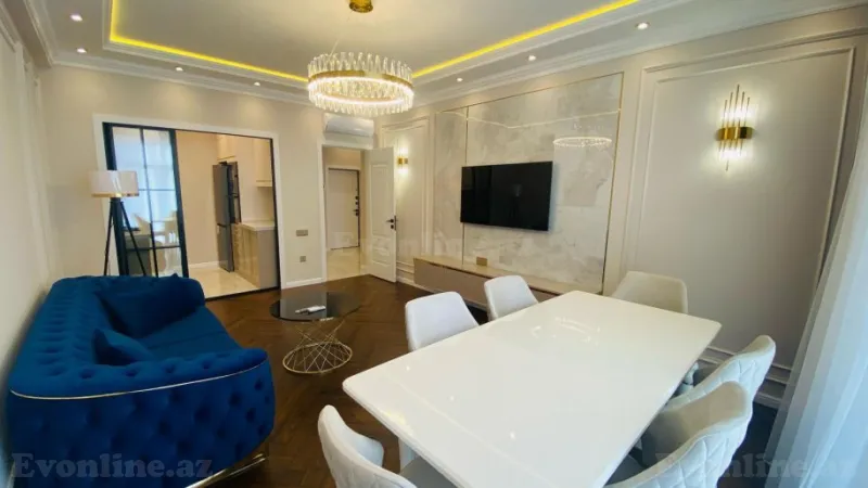 2 otaqlı Mənzil 74 m² Nərimanov r. Kirayə verilir
