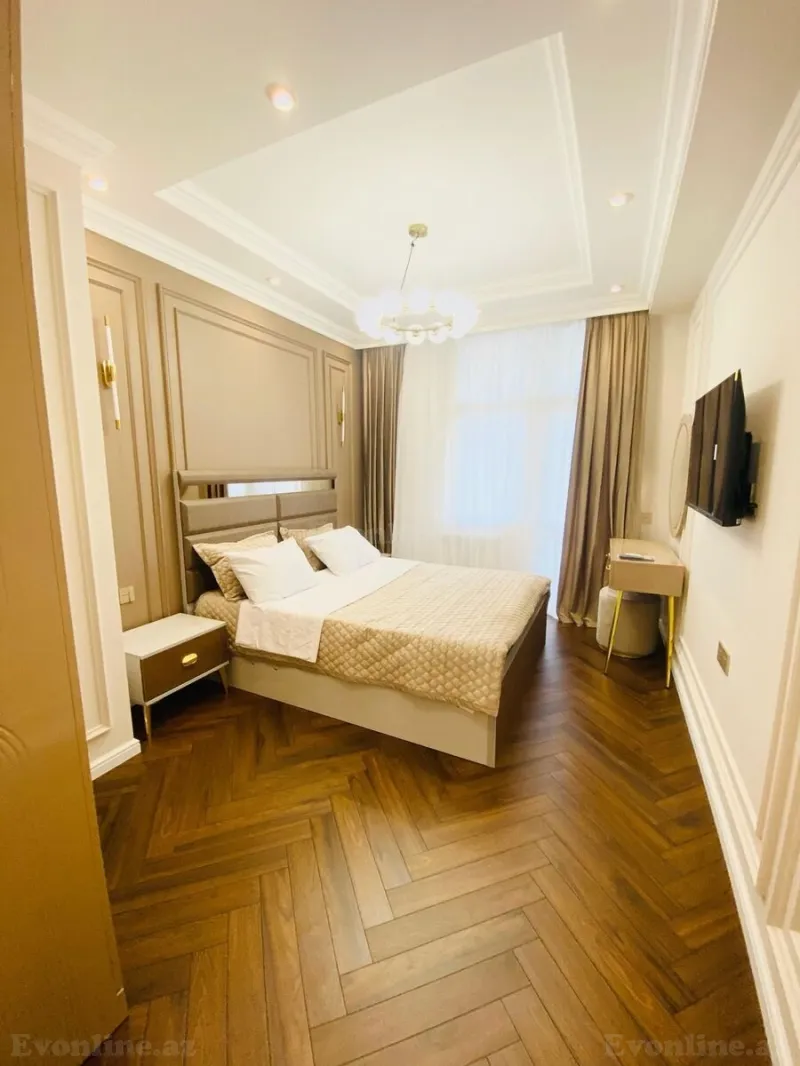 Kirayə verilir 2 otaqlı Mənzil Yeni tikili 74 m² Nərimanov r. - şəkil 5