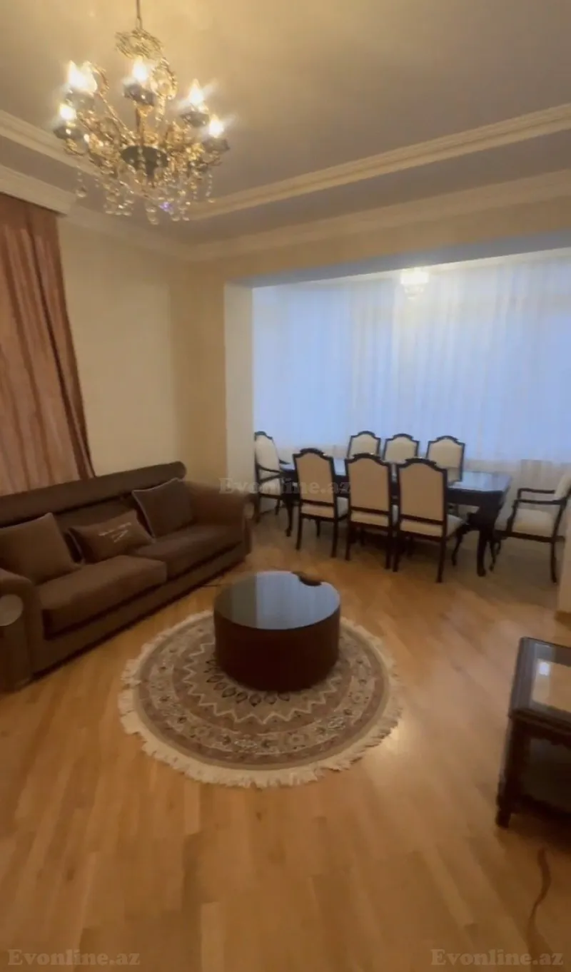 Kirayə verilir 3 otaqlı Mənzil Yeni tikili 130 m² Nəsimi r. - şəkil 18
