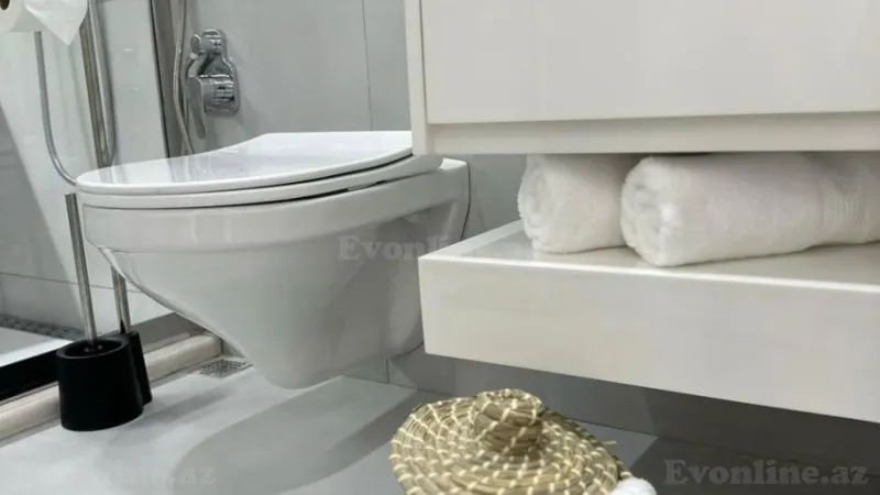 Kirayə verilir 2 otaqlı Mənzil Yeni tikili 60 m² Nəsimi r. - şəkil 12