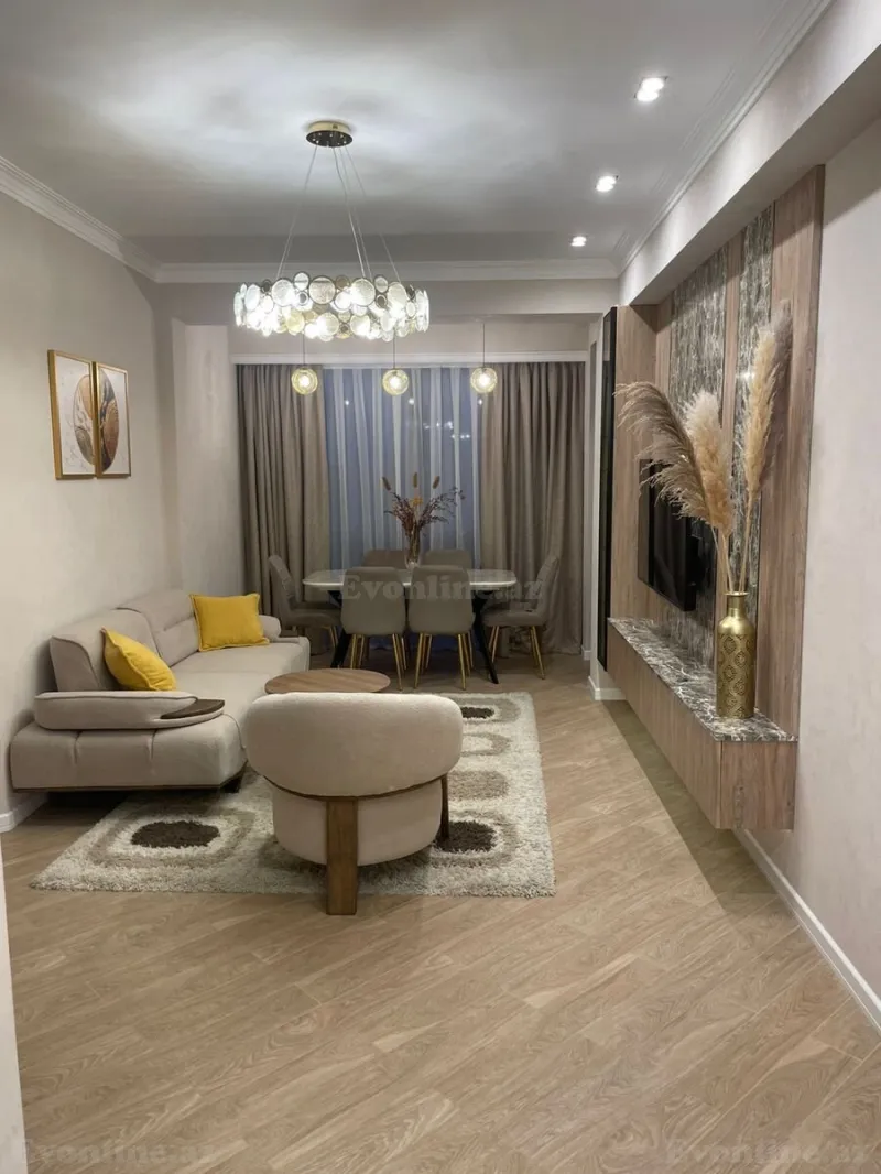 Kirayə verilir 3 otaqlı Mənzil Yeni tikili 110 m² Nizami m. - şəkil 3