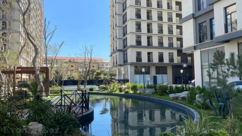 Satılır 2 otaqlı Mənzil Yeni tikili 90 m² Gənclik m. - şəkil 4