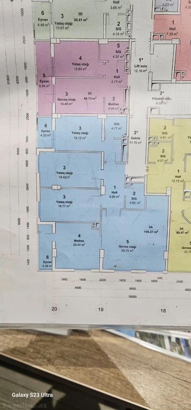 Satılır 4 otaqlı Mənzil Yeni tikili 150 m² Binəqədi r. - şəkil 3