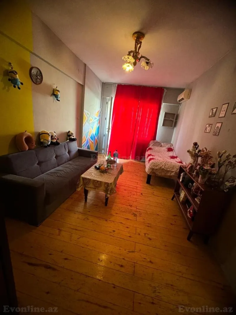 Kirayə verilir 1 otaqlı Mənzil Yeni tikili 44 m² İnşaatçılar m. - şəkil 2