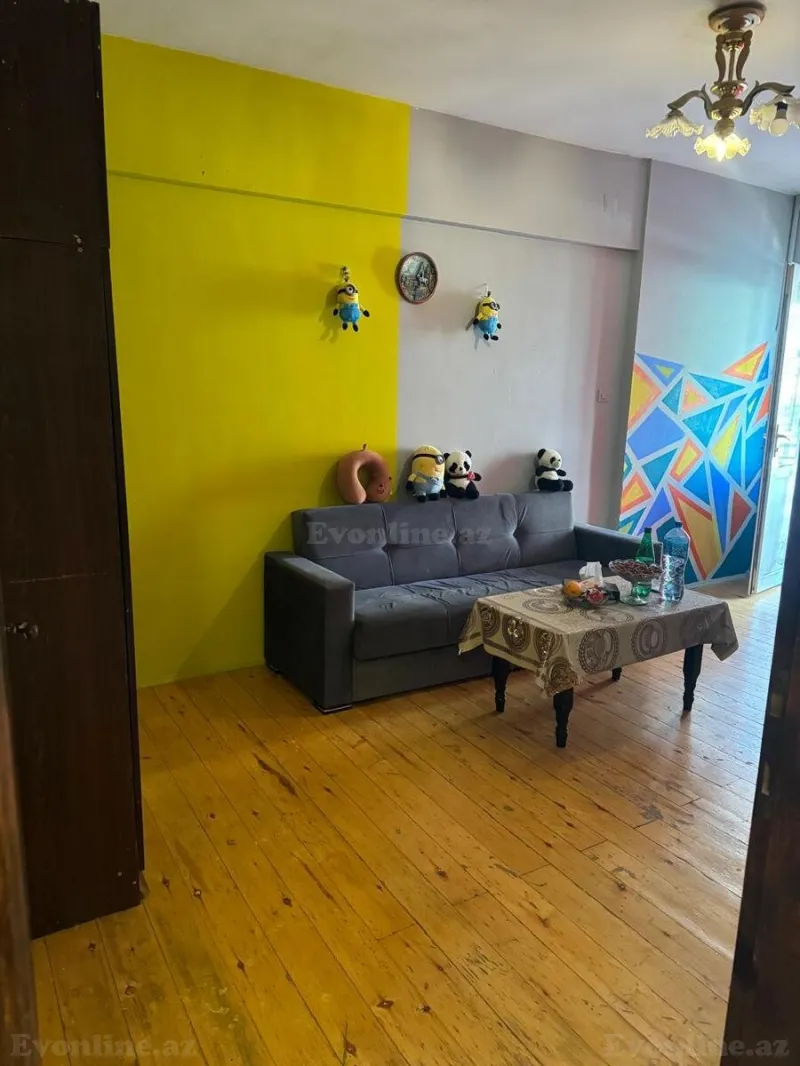 Kirayə verilir 1 otaqlı Mənzil Yeni tikili 44 m² İnşaatçılar m. - şəkil 3
