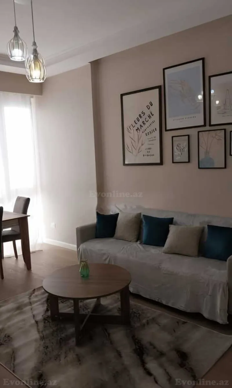 Kirayə verilir 2 otaqlı Mənzil Yeni tikili 55 m² Yasamal r. - şəkil 2