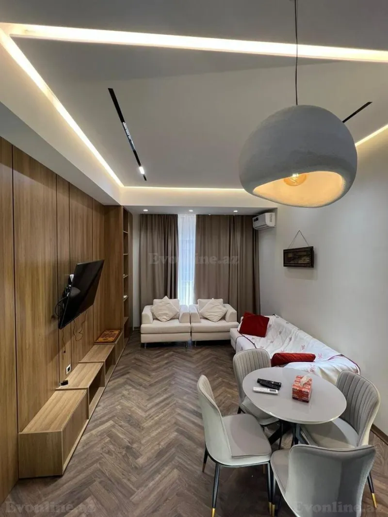 Kirayə verilir 2 otaqlı Mənzil Yeni tikili 70 m² Nəsimi r. - şəkil 2