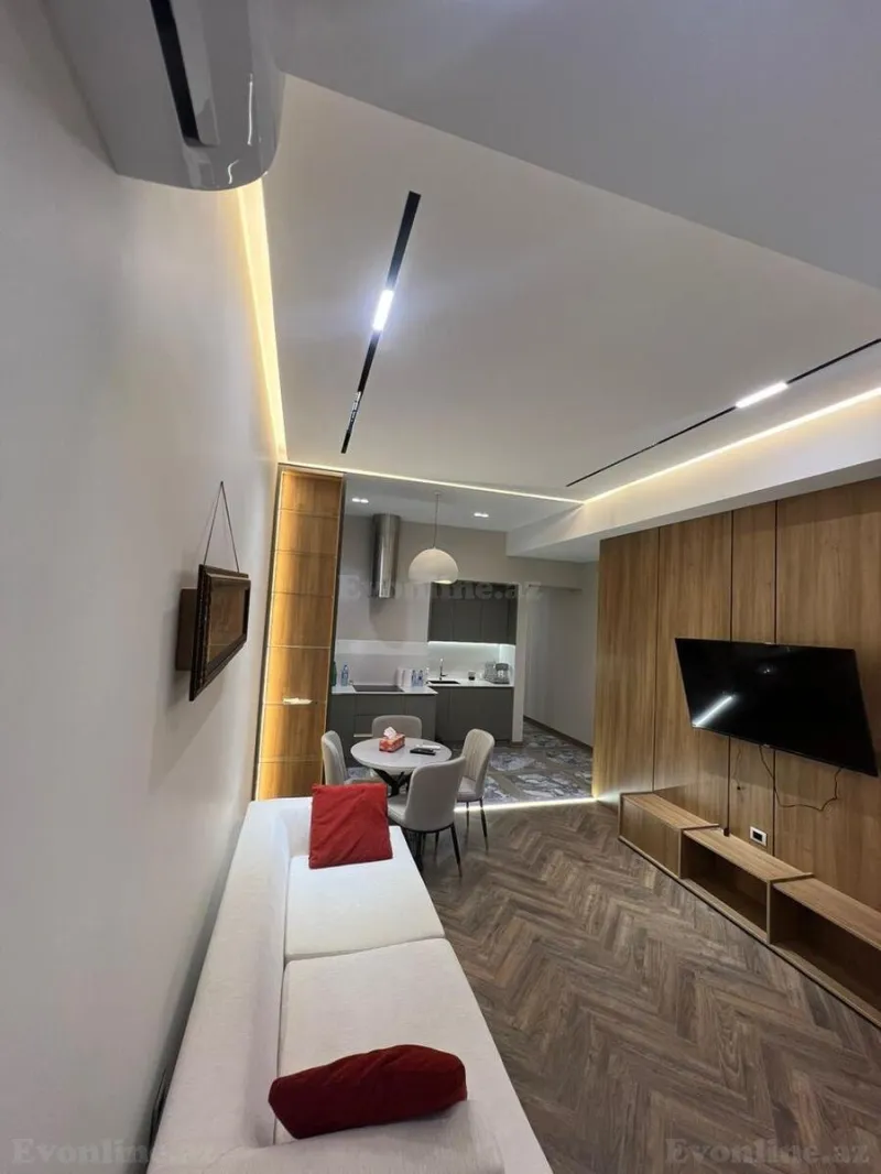 Kirayə verilir 2 otaqlı Mənzil Yeni tikili 70 m² Nəsimi r. - şəkil 3