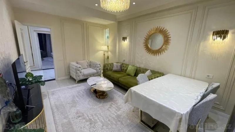 Kirayə verilir 3 otaqlı Mənzil Yeni tikili 110 m² Nəsimi r. - şəkil 2